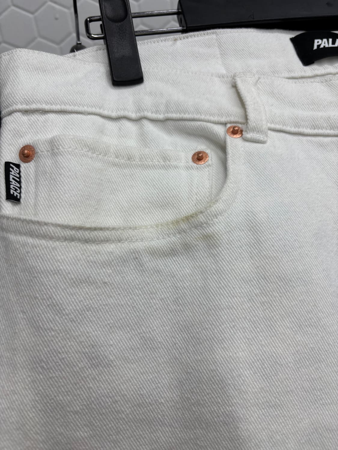 팔라스 덕 화이트 데님팬츠 상품이미지6