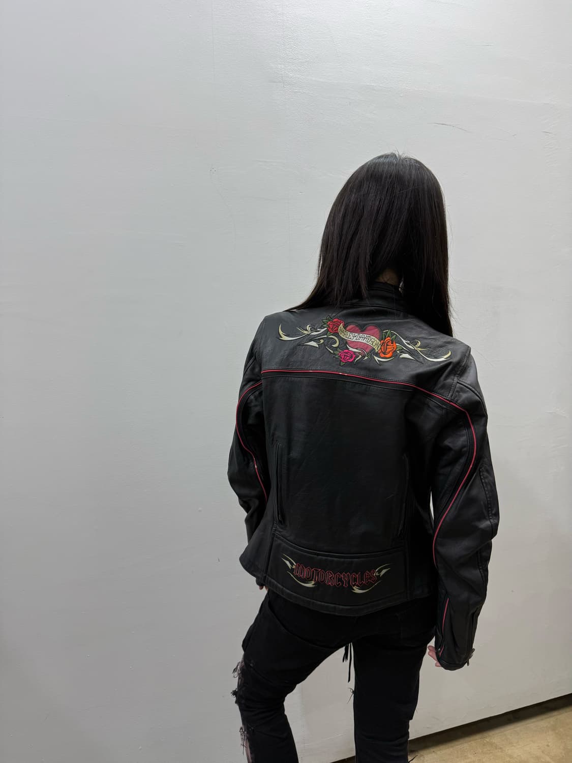 할리 데이비슨 레더 바이커 투웨이 자켓 상품이미지2