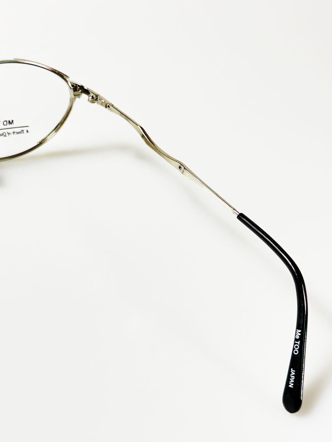 일본제 ME TOO EYES 실버 슬림 오벌 프레임 빈티지 안경 상품이미지6