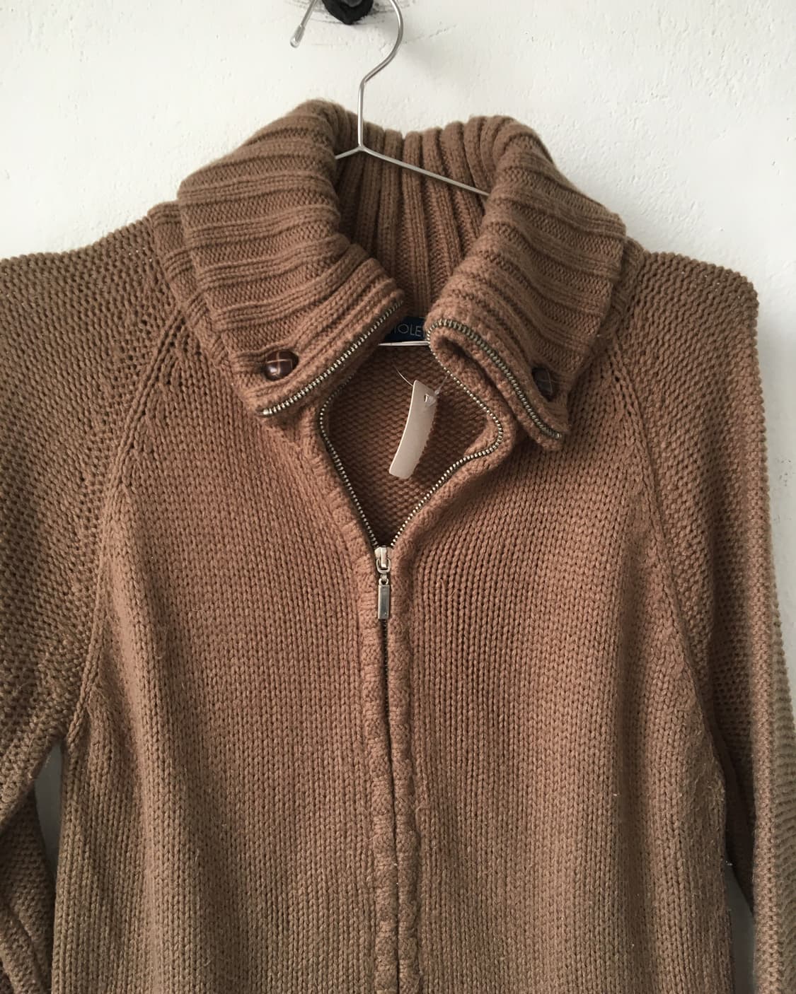 Neck point high neck knit zip up 상품이미지4