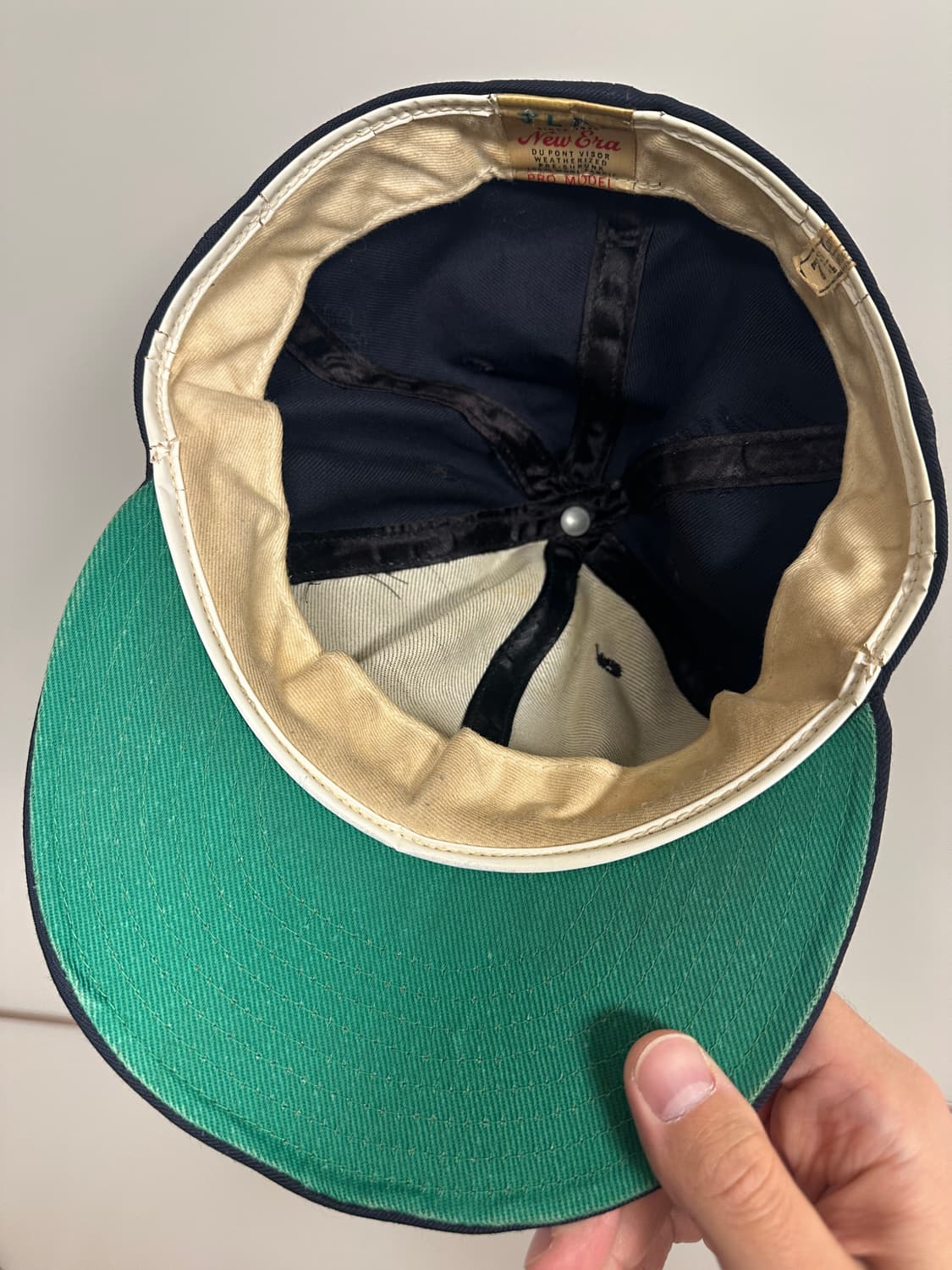 빈티지 8-90s 뉴에라 뉴욕양키스 모자 59fifty 다크네이비 상품이미지3