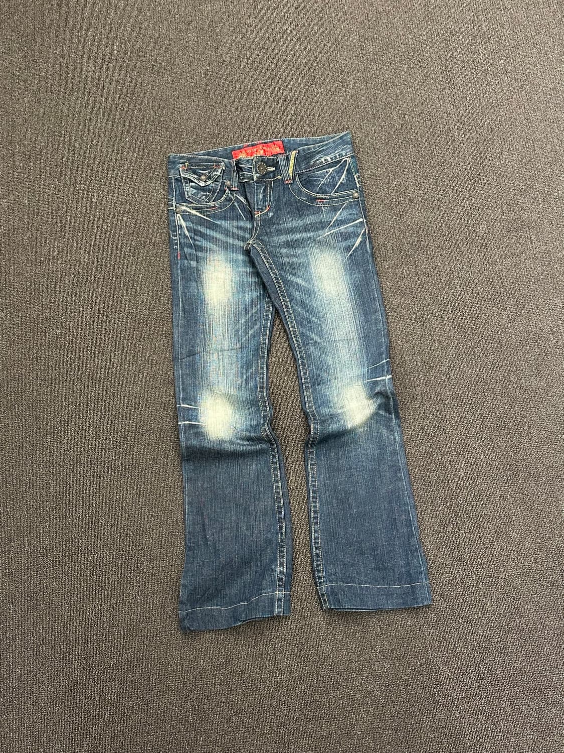 27)레드페퍼 빈티지 Y2K 자수 데님팬츠 상품이미지5