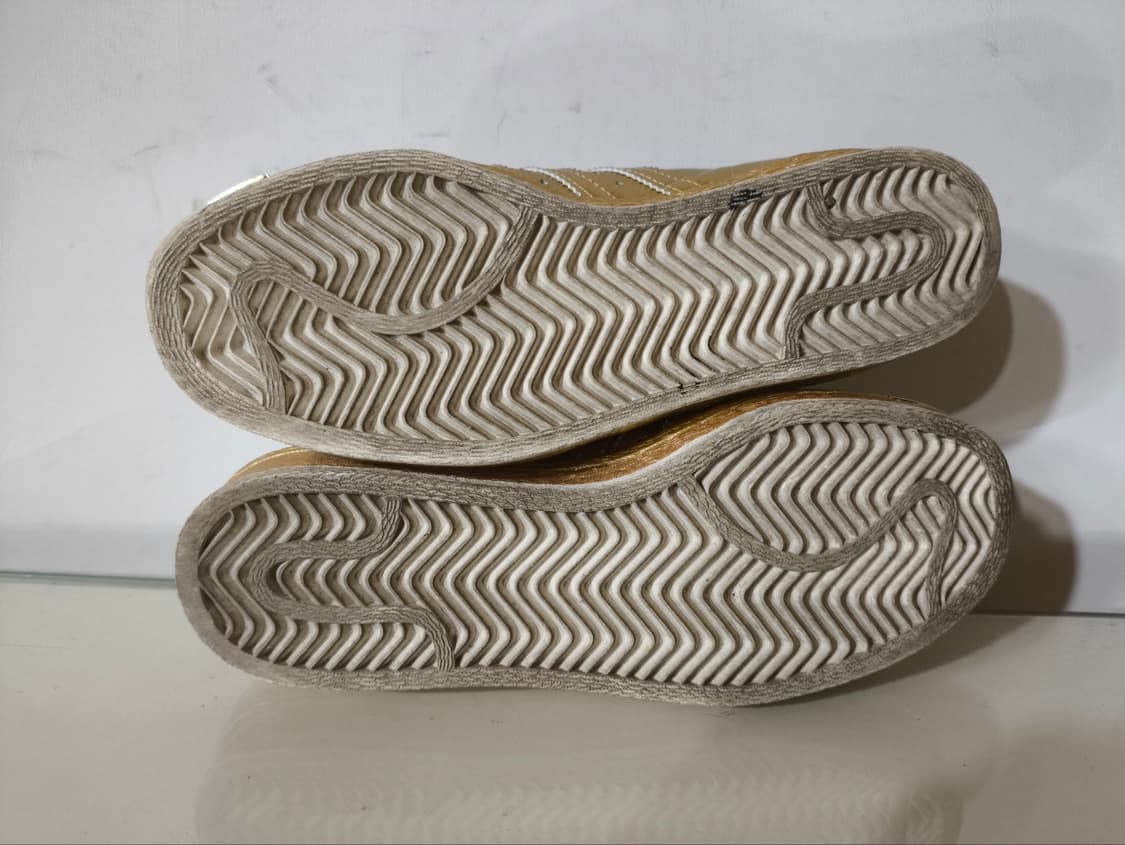 220mm 아디다스 슈퍼스타 80s 메탈릭 골드 스니커즈 상품이미지9