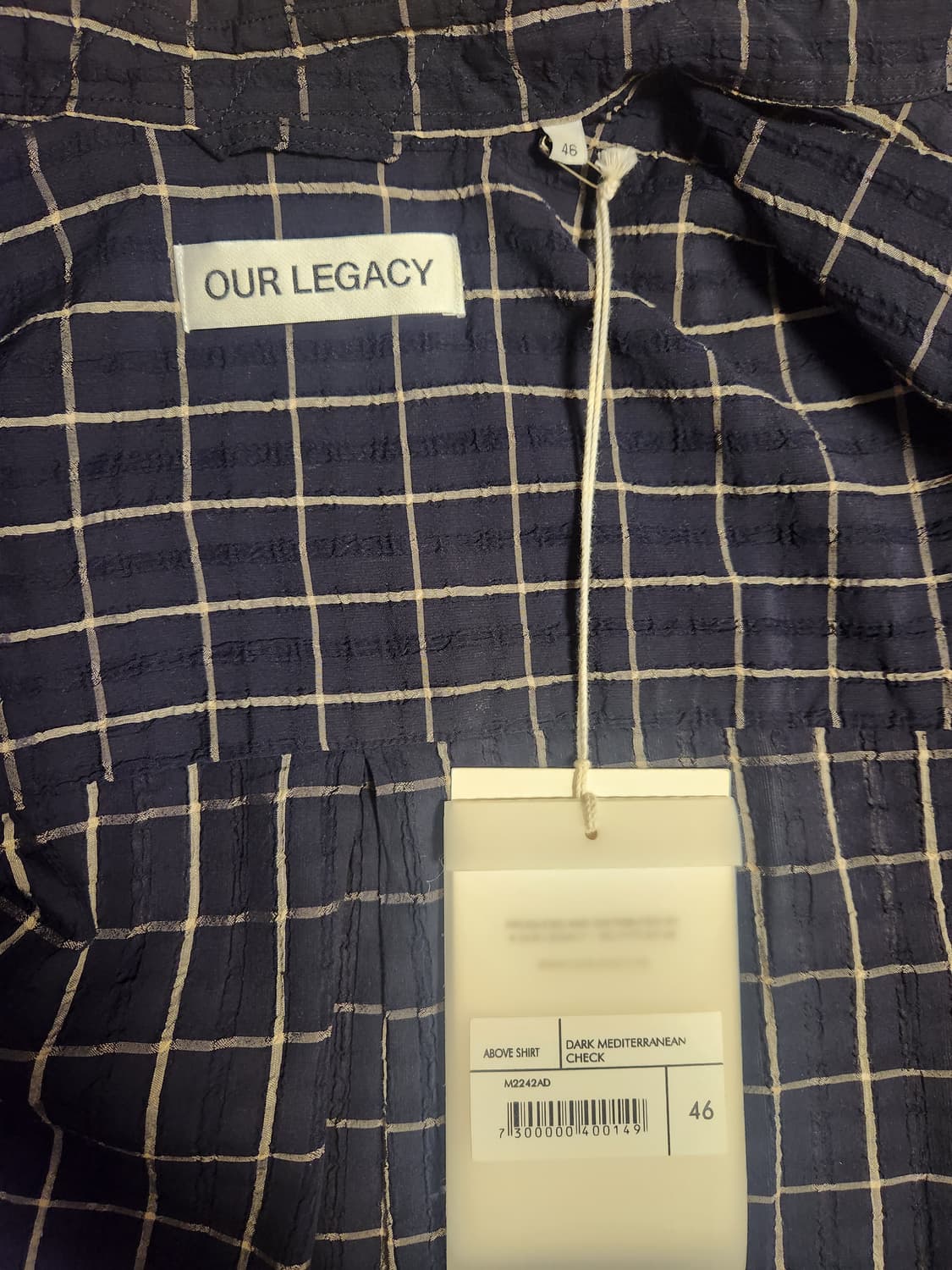 아워레가시 어보브셔츠 다크메디테라니안 46 상품이미지2