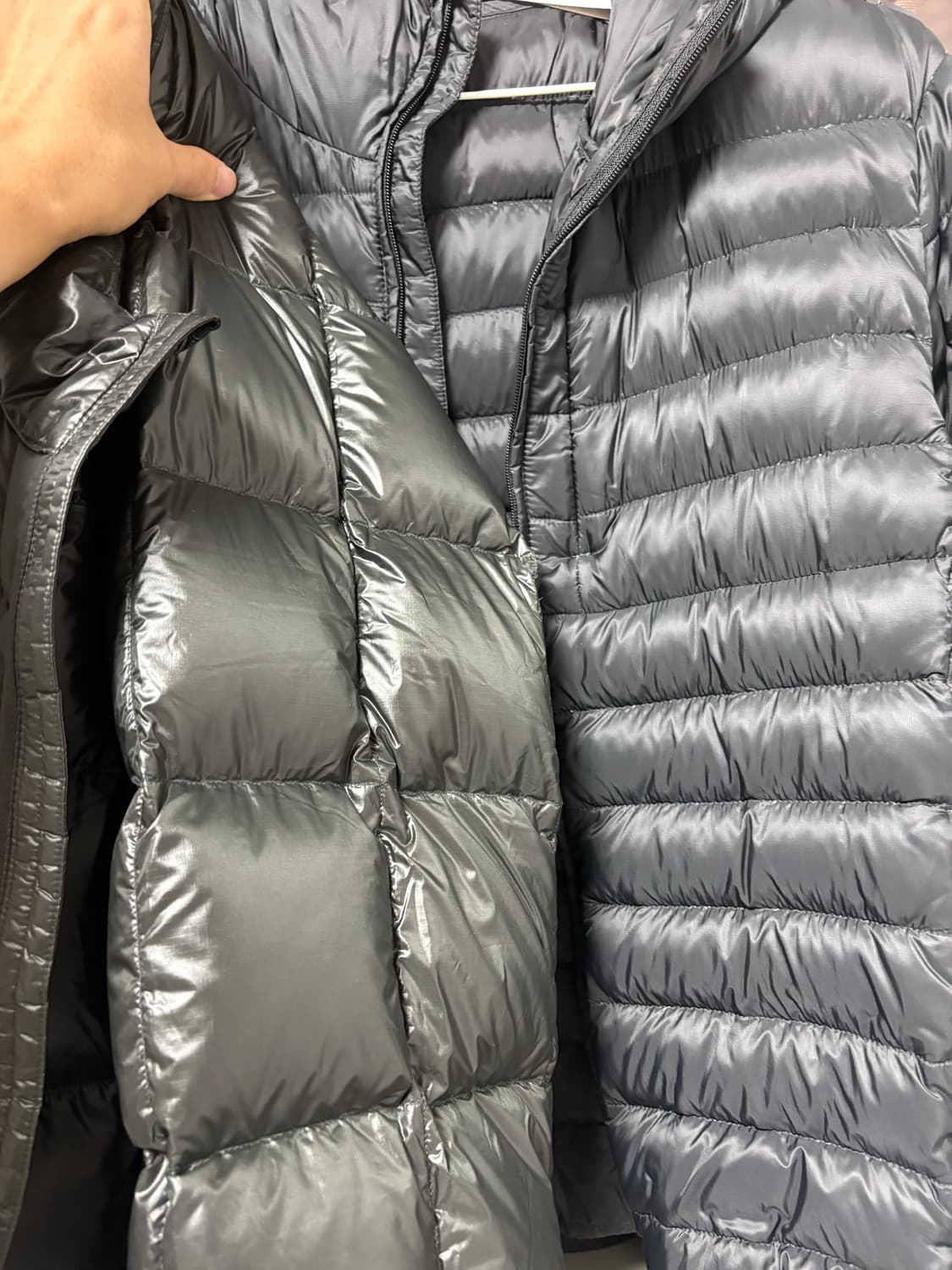 디스이즈네버댓 퍼텍스 경량패딩 블랙 상품이미지2