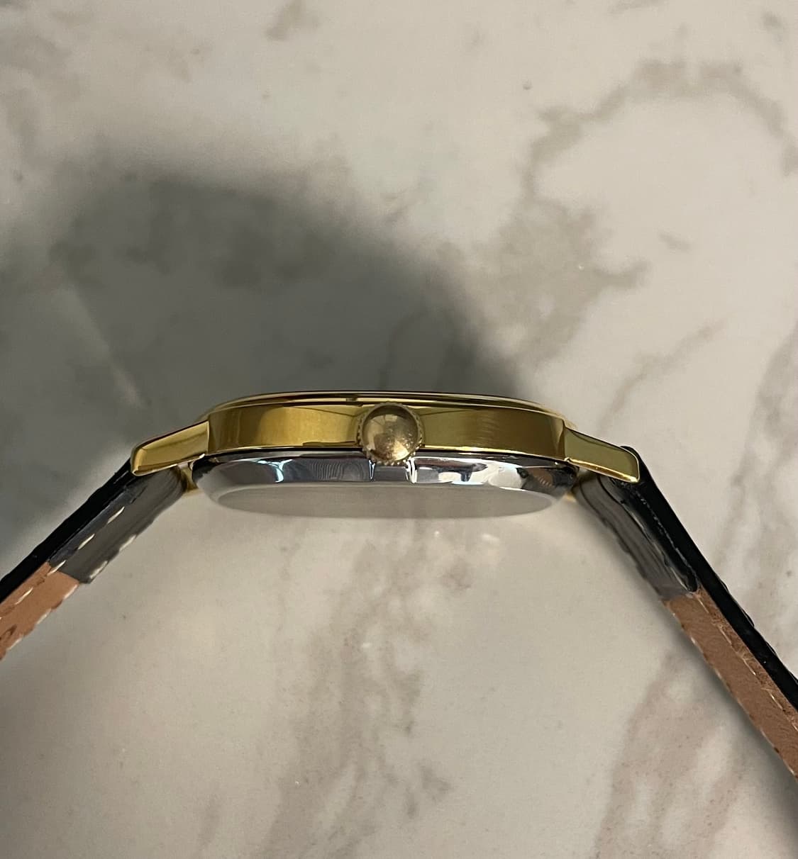 오메가 엘립스 네이비 빈티지 쿼츠 시계 상품이미지4