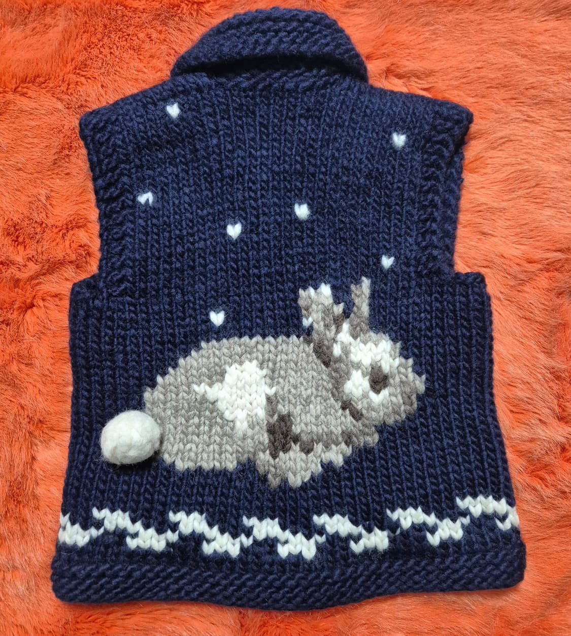 FAB 캐나다 토끼 코위찬 베스트 키즈 120 상품이미지1