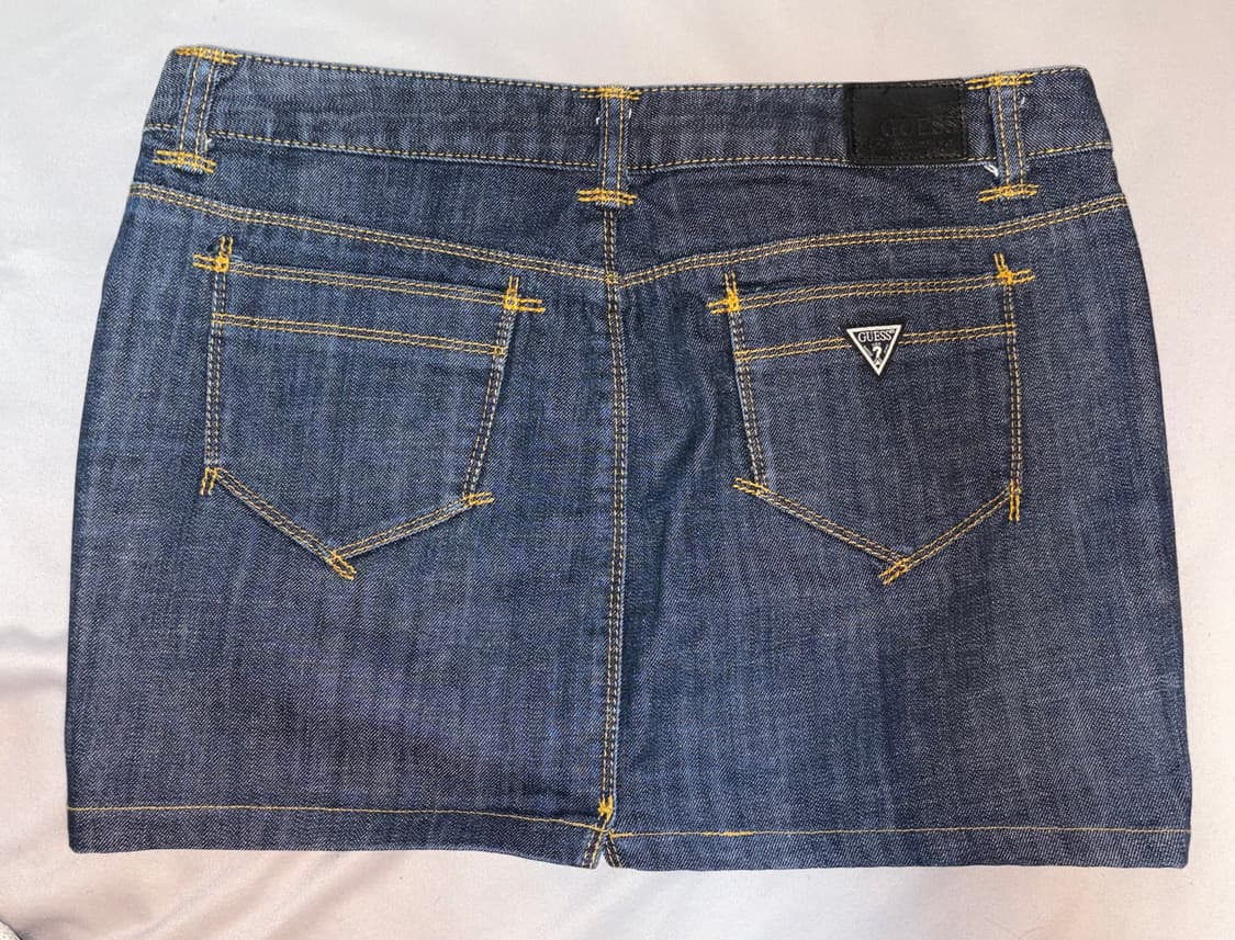 Guess 게스 빈티지 로우라이즈 데님 스커트  상품이미지2