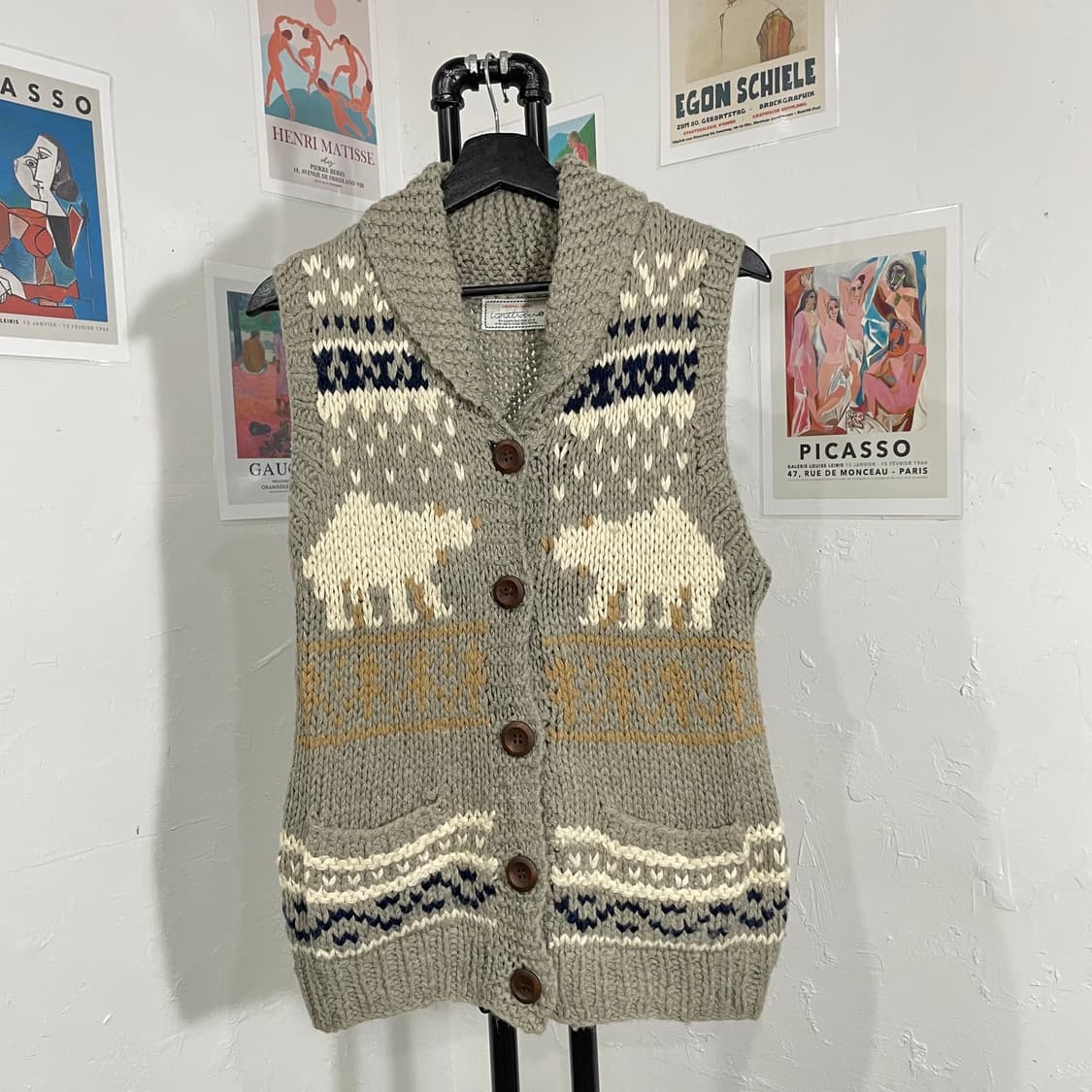 모리걸 뜨개 베스트  상품이미지2