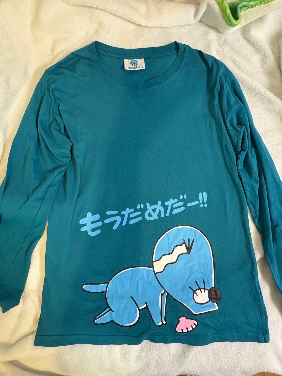 보노보노 긴팔 티셔츠 일본 빈티지 모리걸 히피 y2k 리락쿠마 산리오인형 상품이미지2