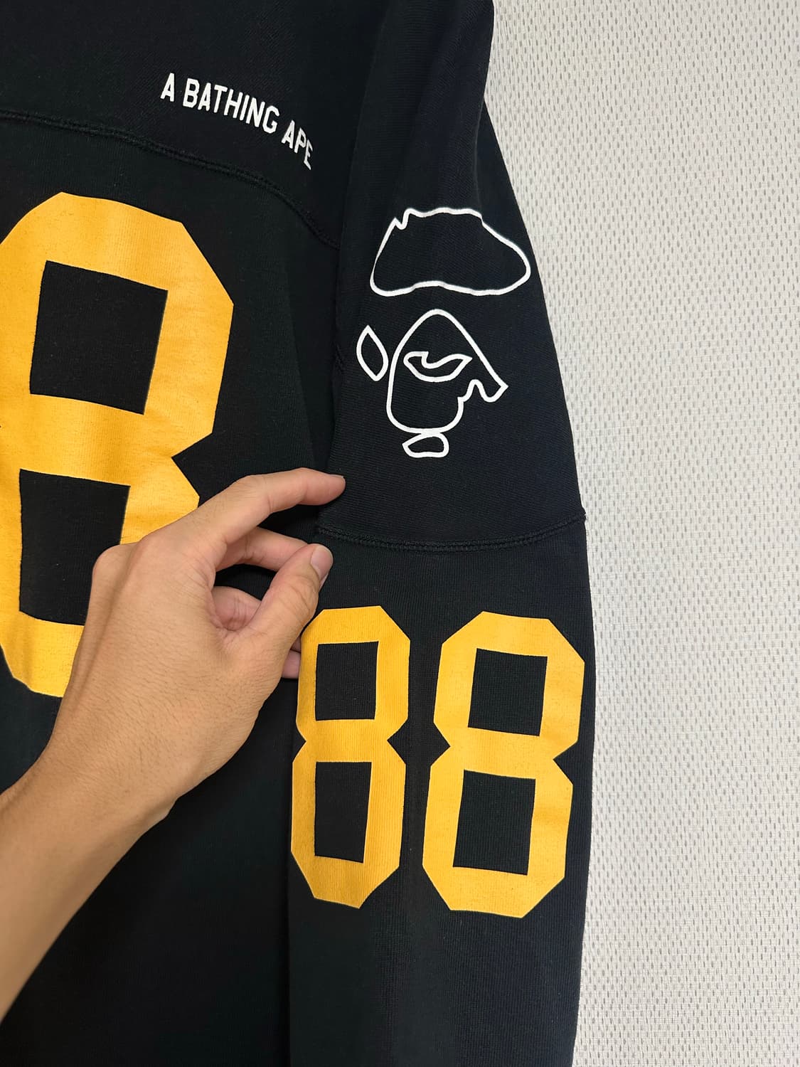 BAPE 베이프 풋볼 져지 맨투맨 XL 상품이미지4