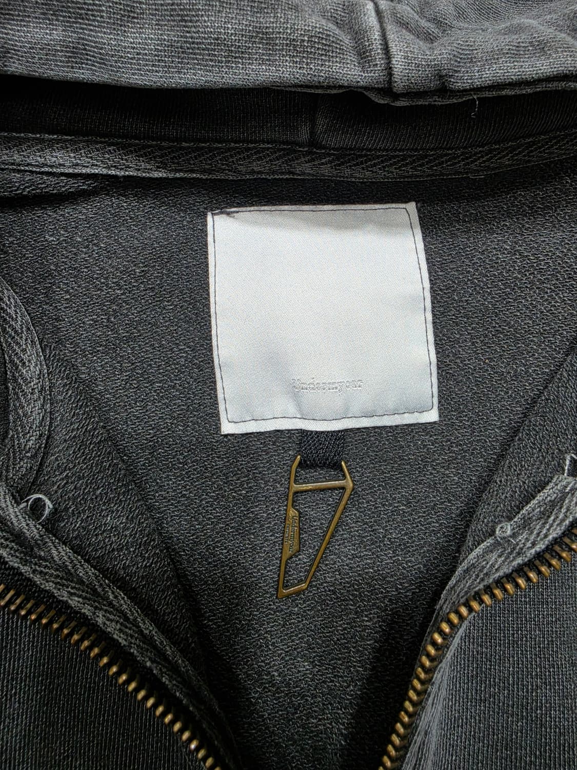 언더마이카 피그먼트 투웨이 오버핏 후드집업 1사이즈 상품이미지6