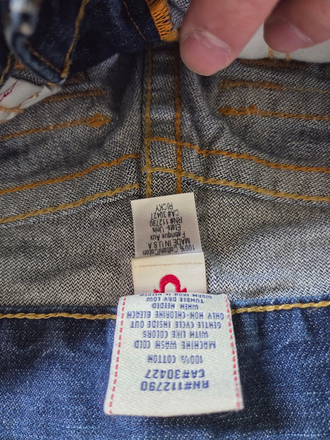 트루릴리전 스티치 데님팬츠 29 상품이미지6