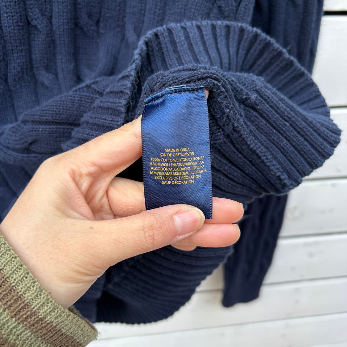 Polo 폴로 케이블 꽈배기 니트 상품이미지5