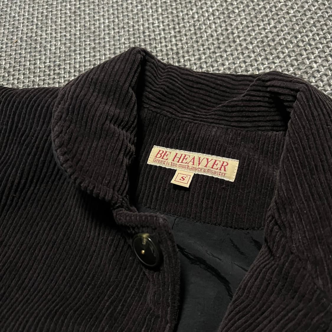 비헤비어 다크브라운 코튜로이 자켓 상품이미지2