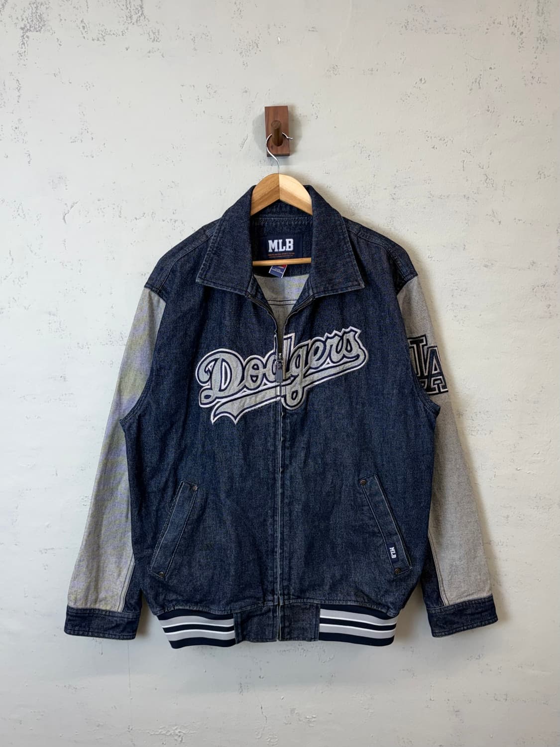 MLB 엠엘비 90s 올드스쿨 다저스 데님 자켓 상품이미지1