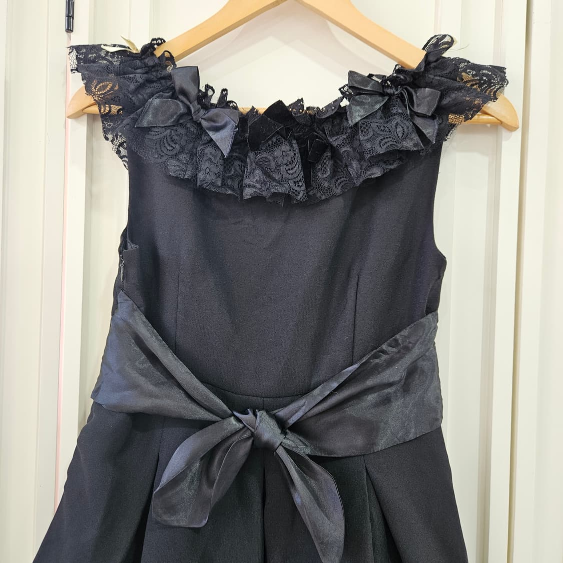 일본맞춤  레이스 리본 원피스 상품이미지6