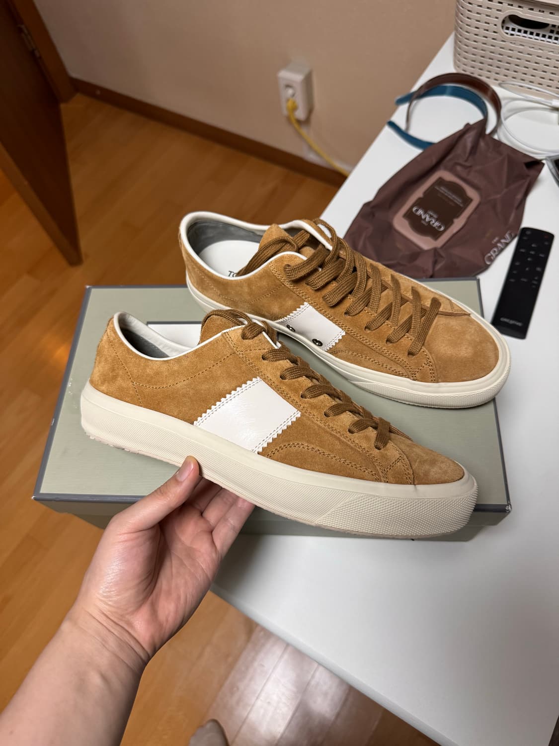 톰포드 / 캠브릿지 스니커즈, 탄 / 7 상품이미지2