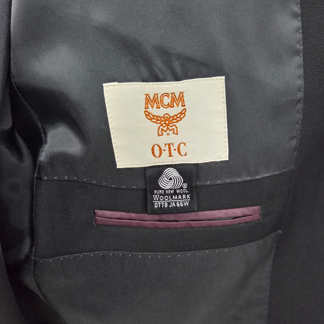 mcm 블랙 남성 블레이저 정장 자켓 남m 상품이미지3