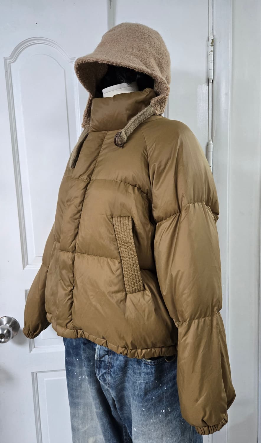 시야주 크롭다운패딩 상품이미지4