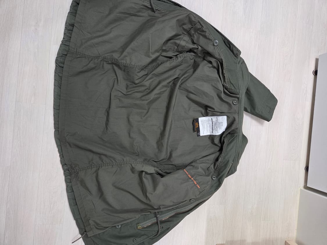 알파인더스트리 M-65 카키 야상 XS 내피포함 상품이미지3