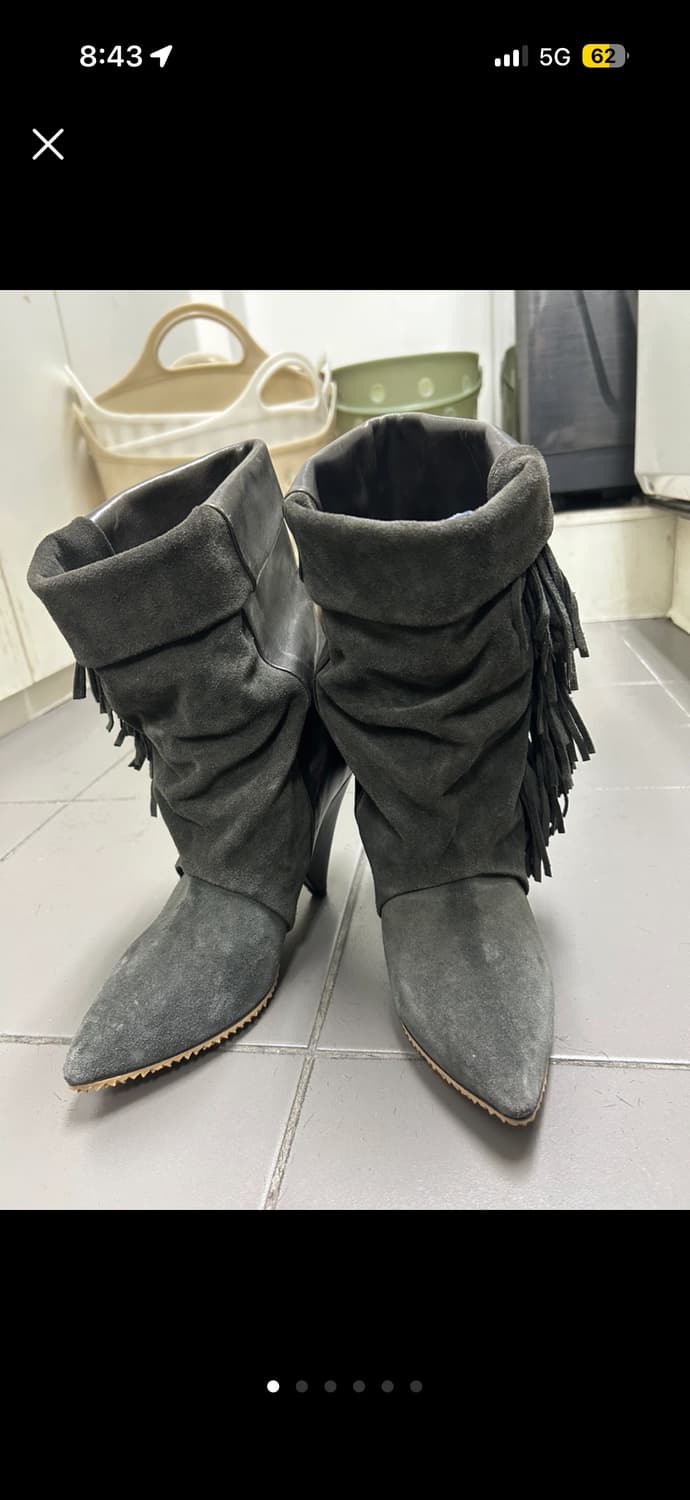 Isabel Marant x H&M 프린지 앵글 부츠 상품이미지3