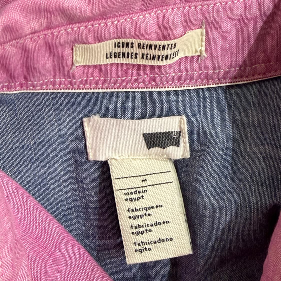 [M] 리바이스 웨스턴셔츠 핑크 상품이미지6