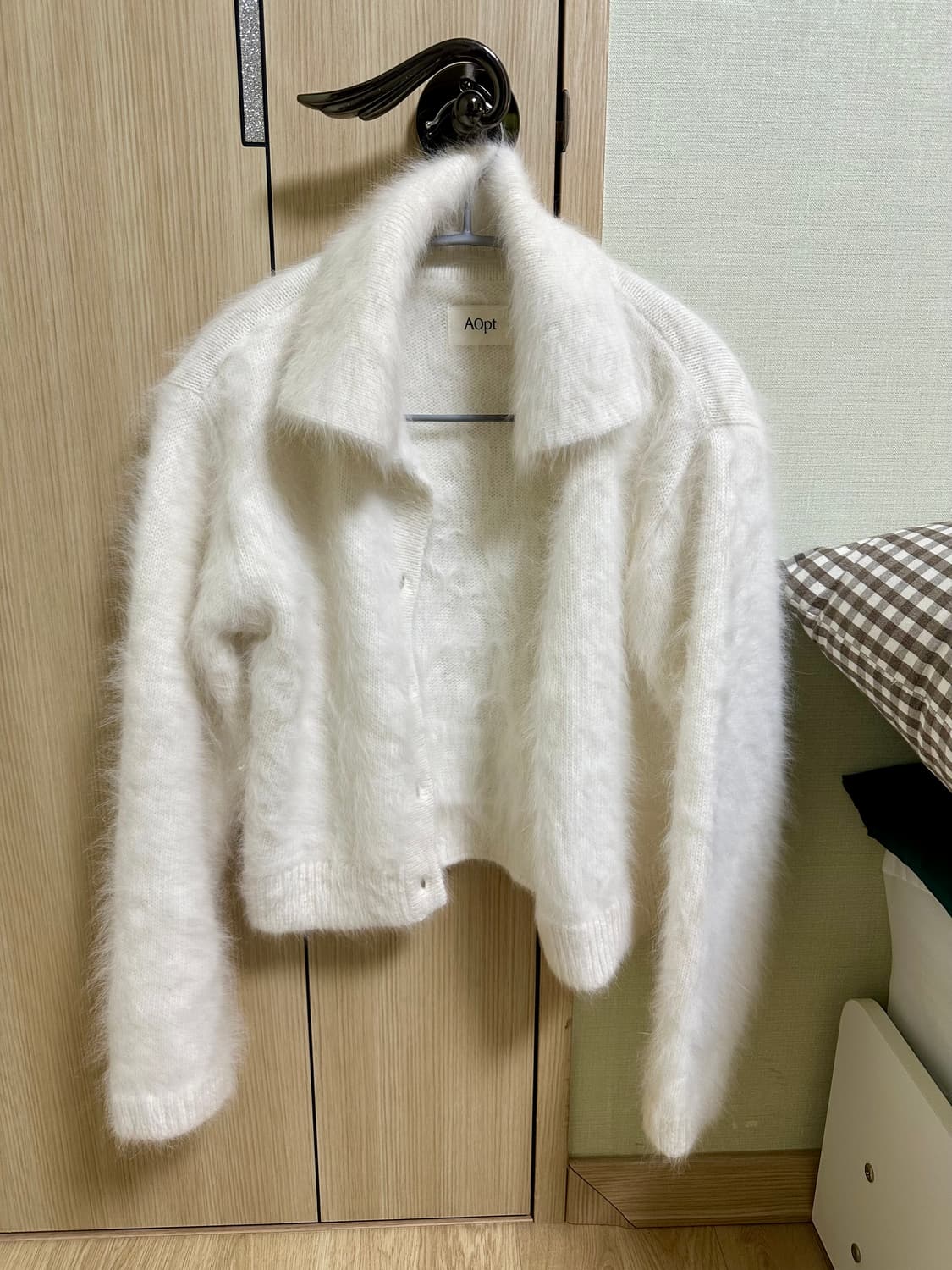 aopt 아옵트 앙고라 가디건 아이보리 S 상품이미지1