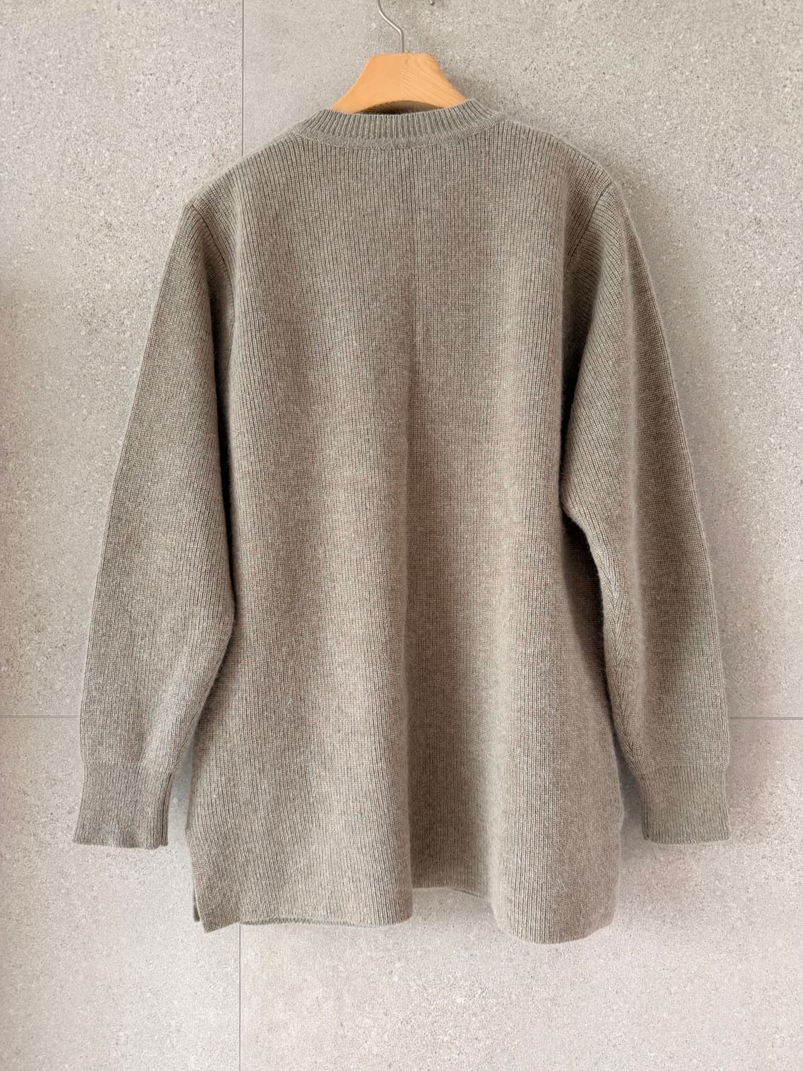 앙고라 기본 가디건 그린 상품이미지3