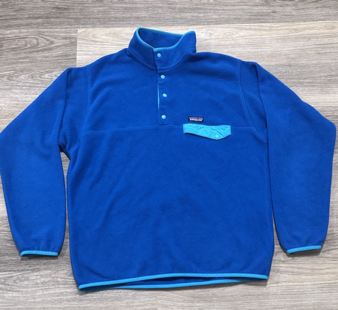 10s 파타고니아 신칠라 스냅-T 블루/라이트 블루 상품이미지1