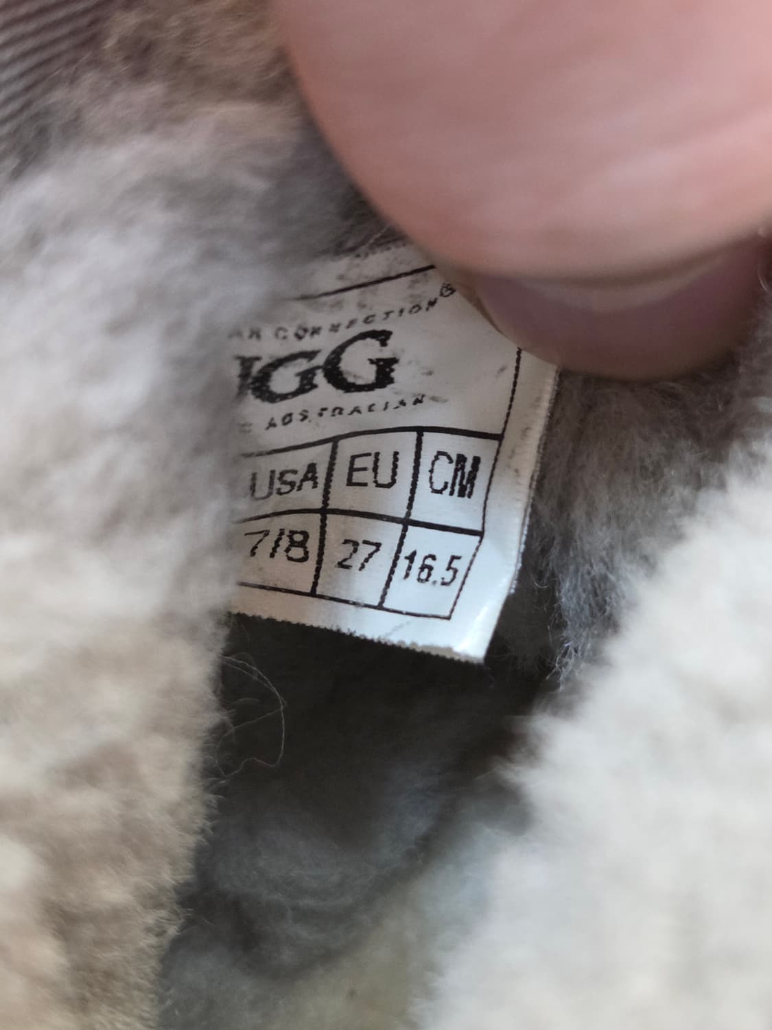 UGG 키즈 어그 부츠 165mm 그레이 색상입니다. 사진에서 보시는 것 상품이미지5