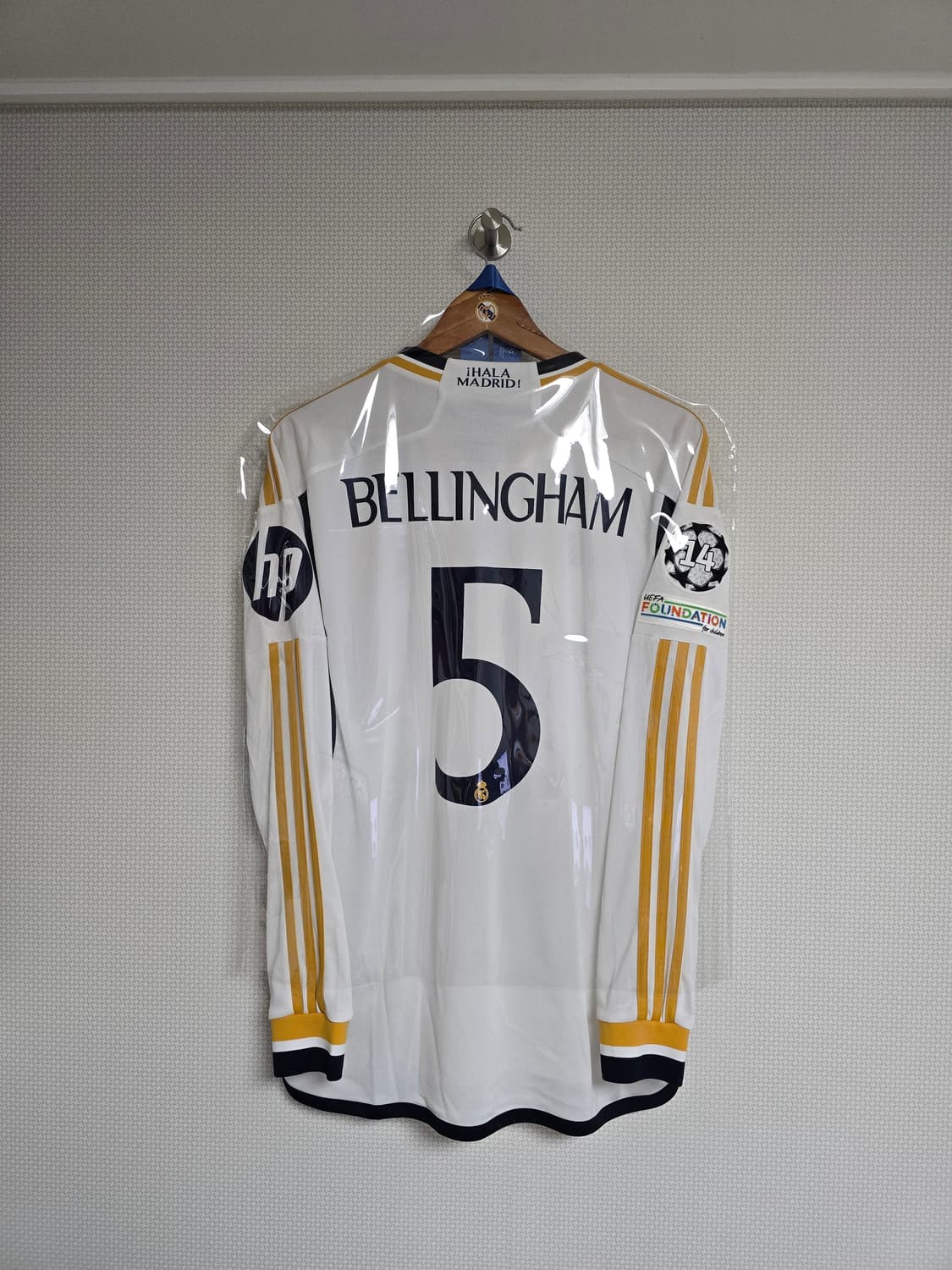 23-24 레알마드리드 홈 유니폼 긴팔 주드 벨링엄 상품이미지1