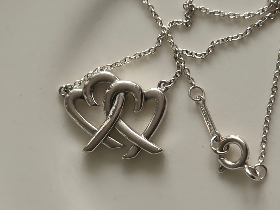 티파니앤코 팔로마 피카소 더블 러빙하트 실버925 목걸이 상품이미지9