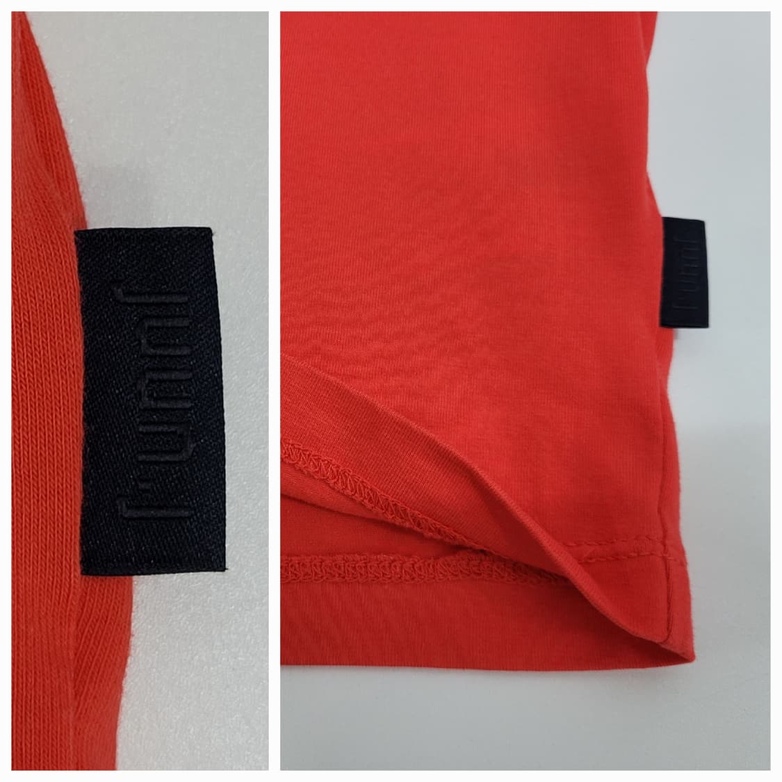 JUUN.J 22SS 준지 자수 로고 크롭 티셔츠 / 여 38 (85)  상품이미지6