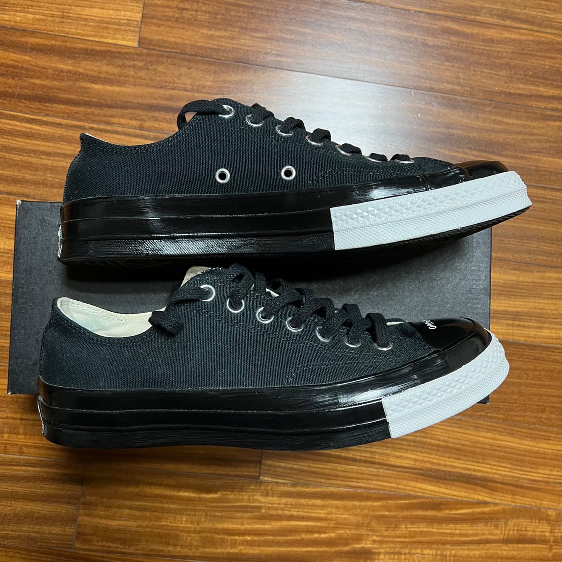 언더커버 컨버스 척 70 로우 블랙 화이트 상품이미지2