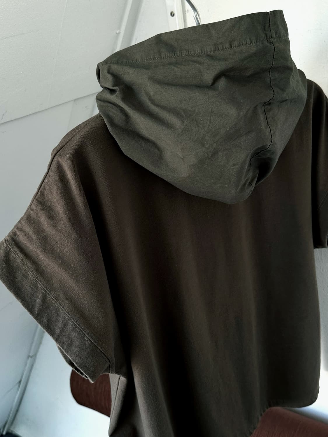 Wide design hooded pullover top 상품이미지5