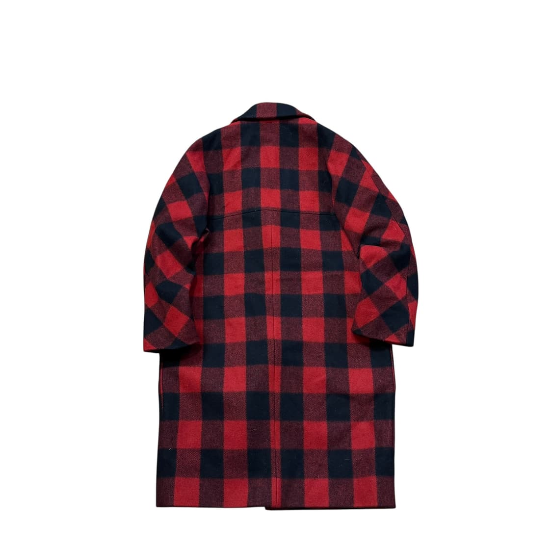 럭키 슈에트 체크 타탄 롱 코트 상품이미지2