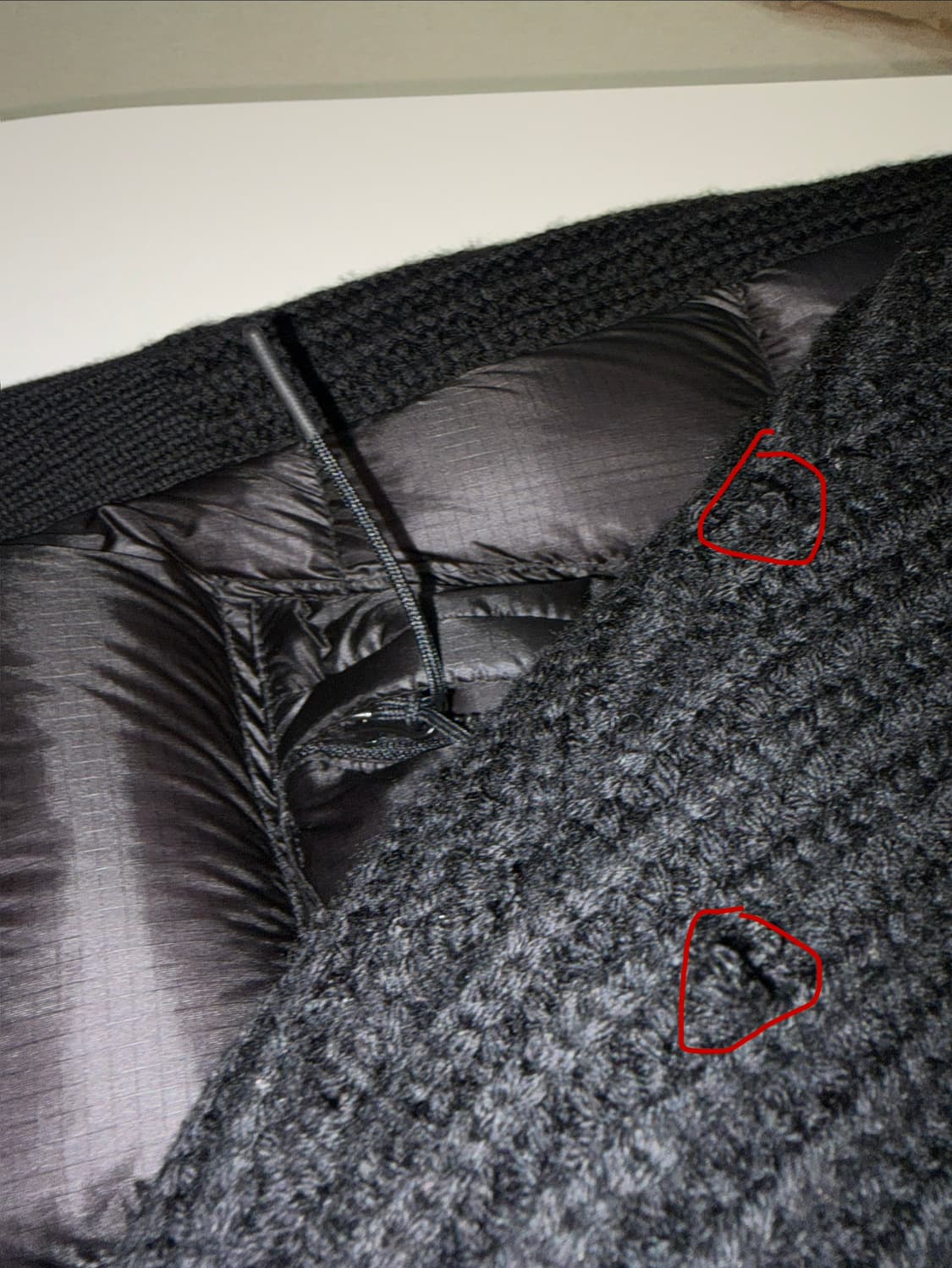 [정품]C.P 디디쉘 렌즈 와펜 니트 패딩 상품이미지5