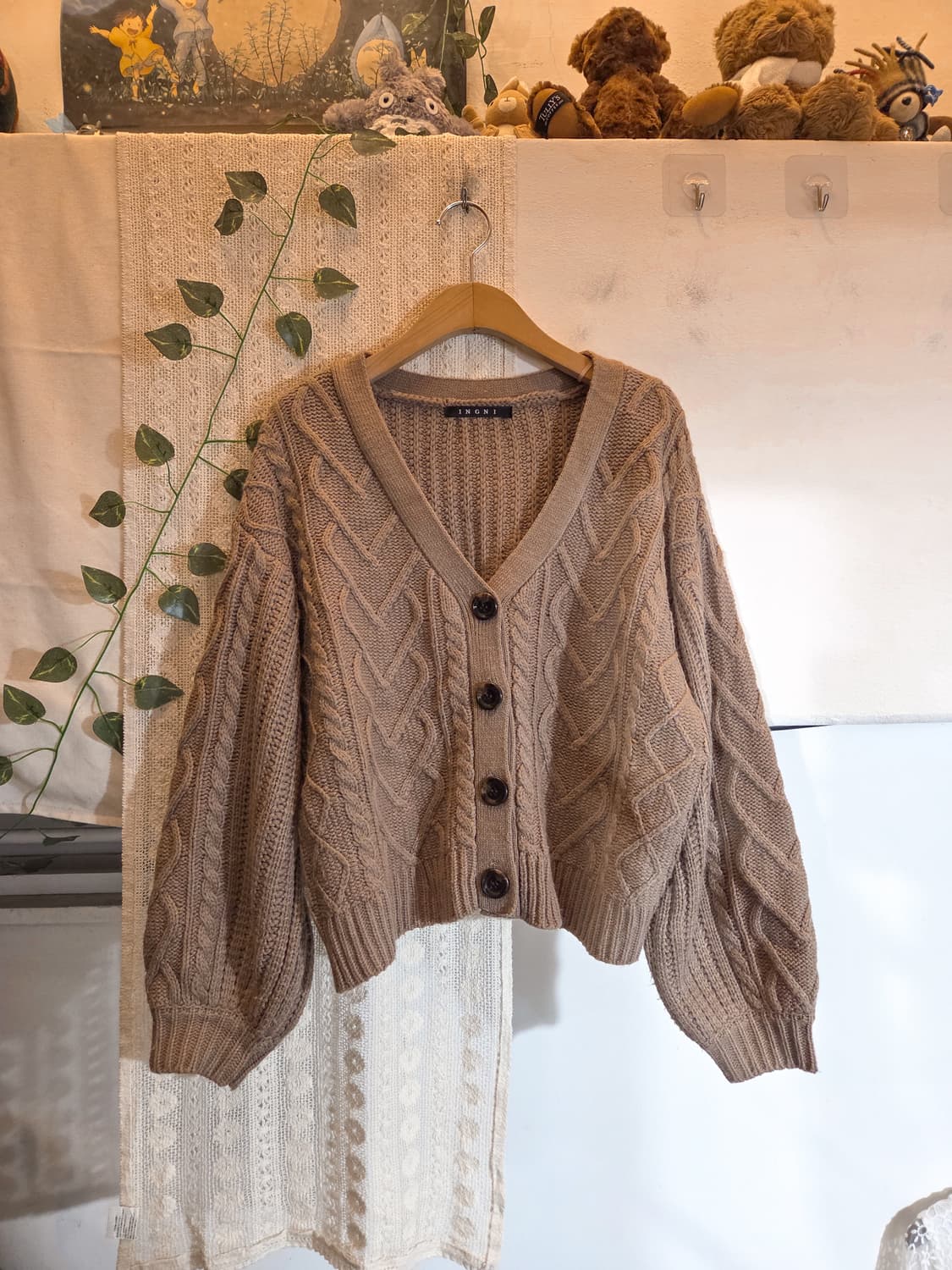ingni 초코라떼 가디건 상품이미지1