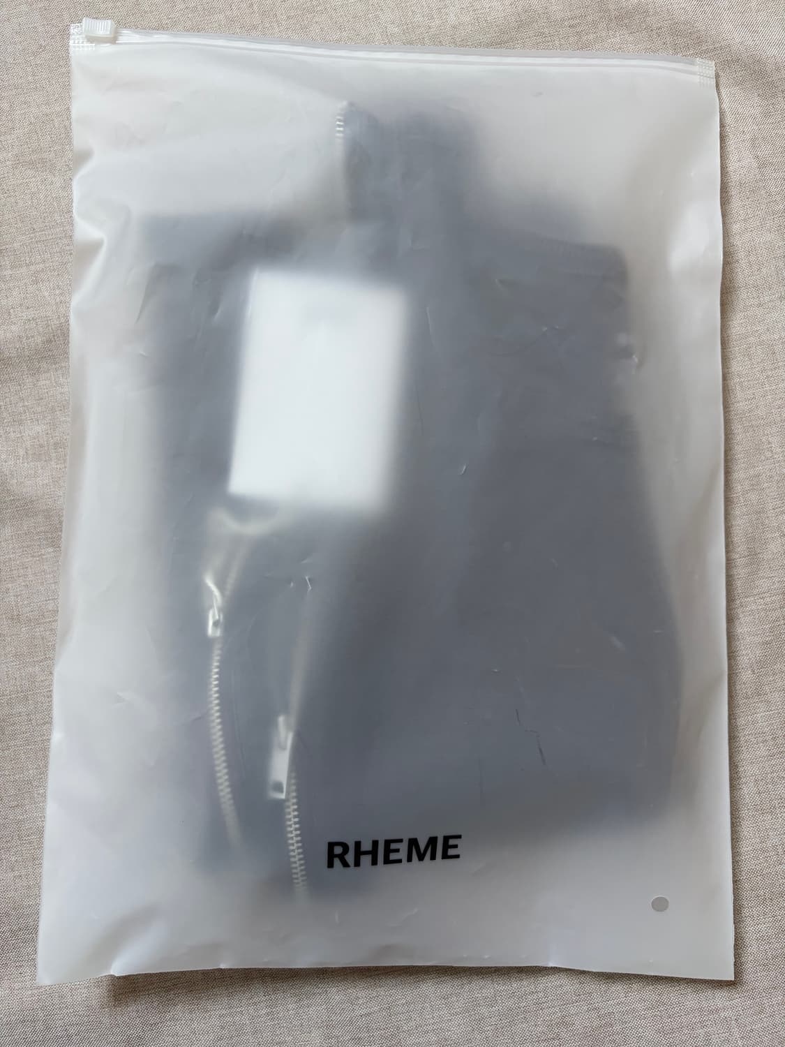 리임 RHEME 더블 집 슬리브리스 브라운 상품이미지6