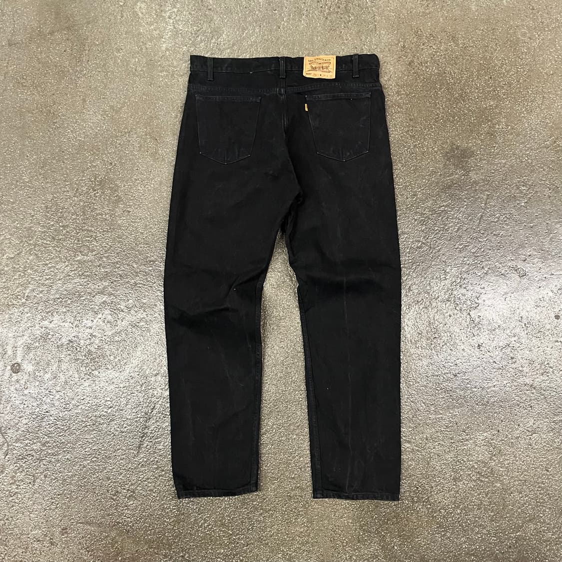 90s 리바이스505 오렌지탭 블랙진 (37) 상품이미지2