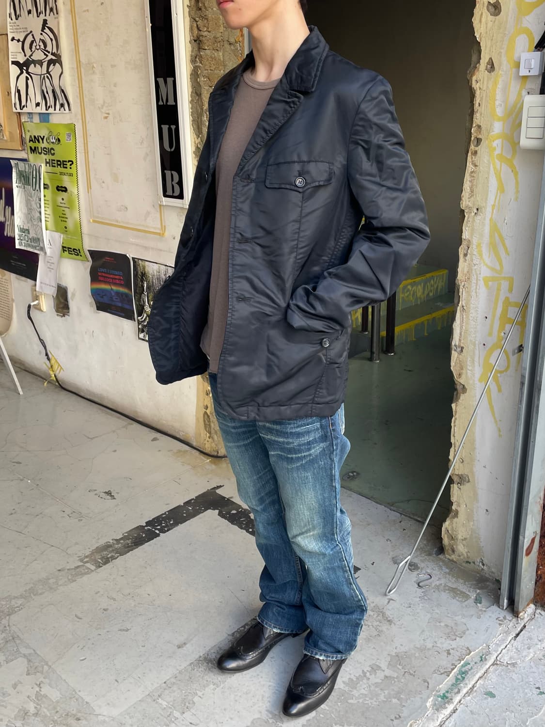 꼼데가르송 옴므 사파리 블레이저 상품이미지2