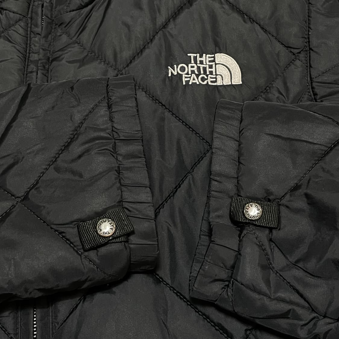[M] 노스페이스 다이아몬드 퀼팅 경량패딩 블랙 상품이미지3