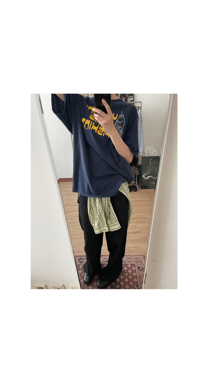 vtg navy t shirt 상품이미지1