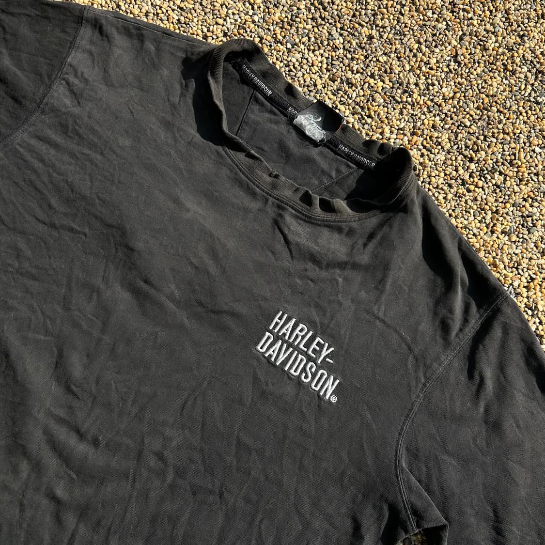 할리데이비슨(Harley-Davidson) 스펠로고 빈티지 반팔티 상품이미지2