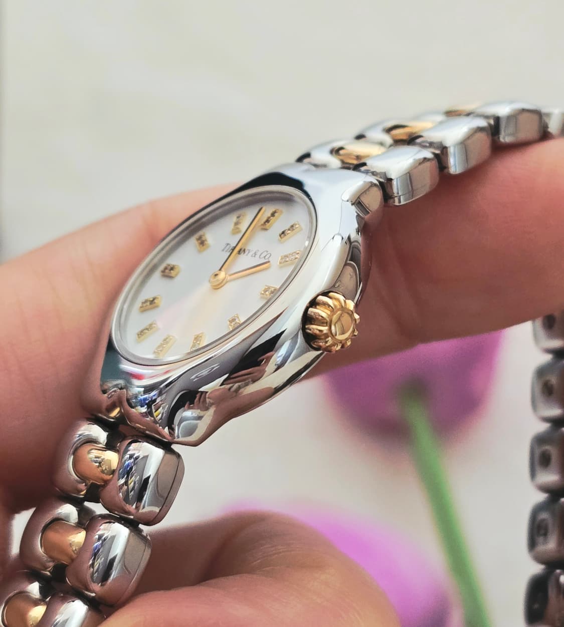 티파니18k다이아테소로시계 정품 상품이미지5