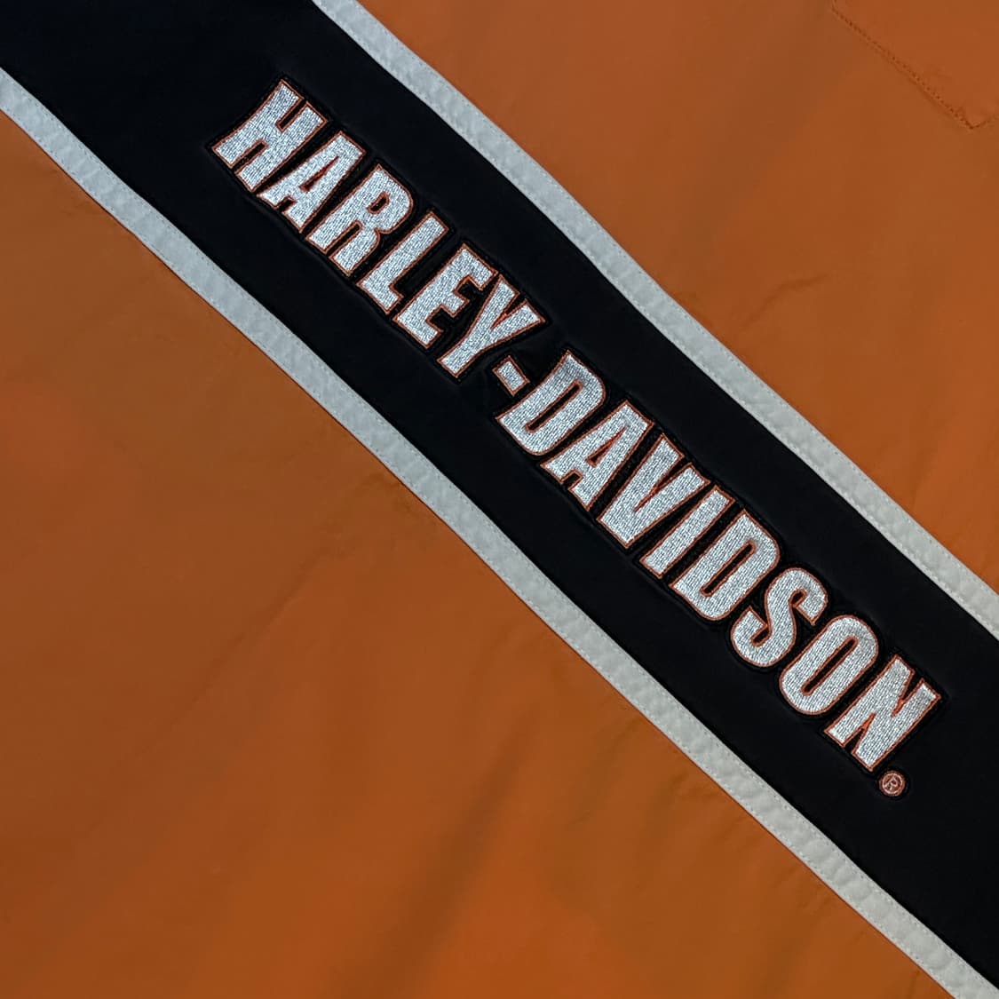 [HARLEY-DAVIDSON] 빈티지 트랙라인 시그니쳐 오버핏 셔츠 상품이미지5