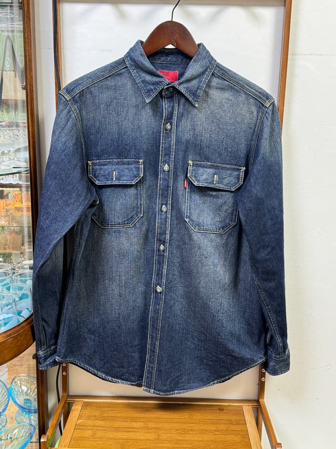 빈티지 리바이스 데님셔츠 상품이미지1