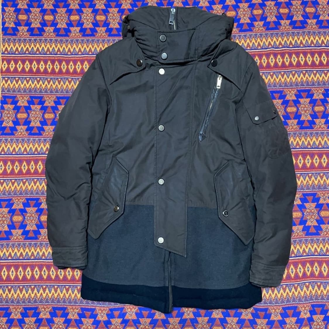 [95] 타임옴므 캐시미어 거위털 하프 패딩 상품이미지1