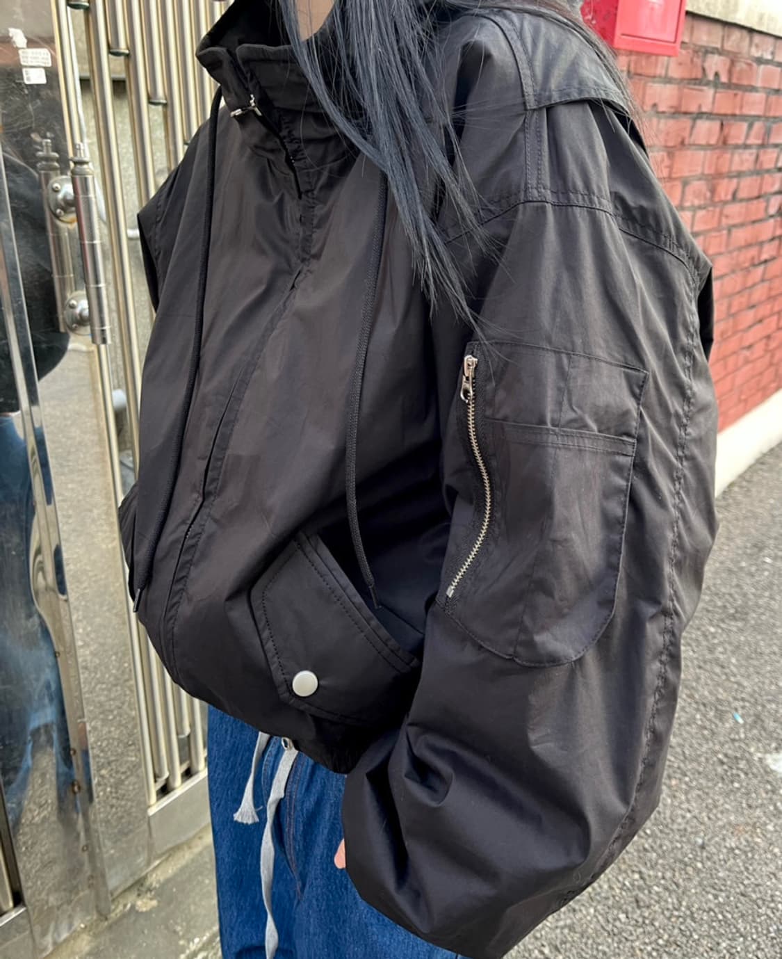 데이도어 크루 항공 패딩 상품이미지1